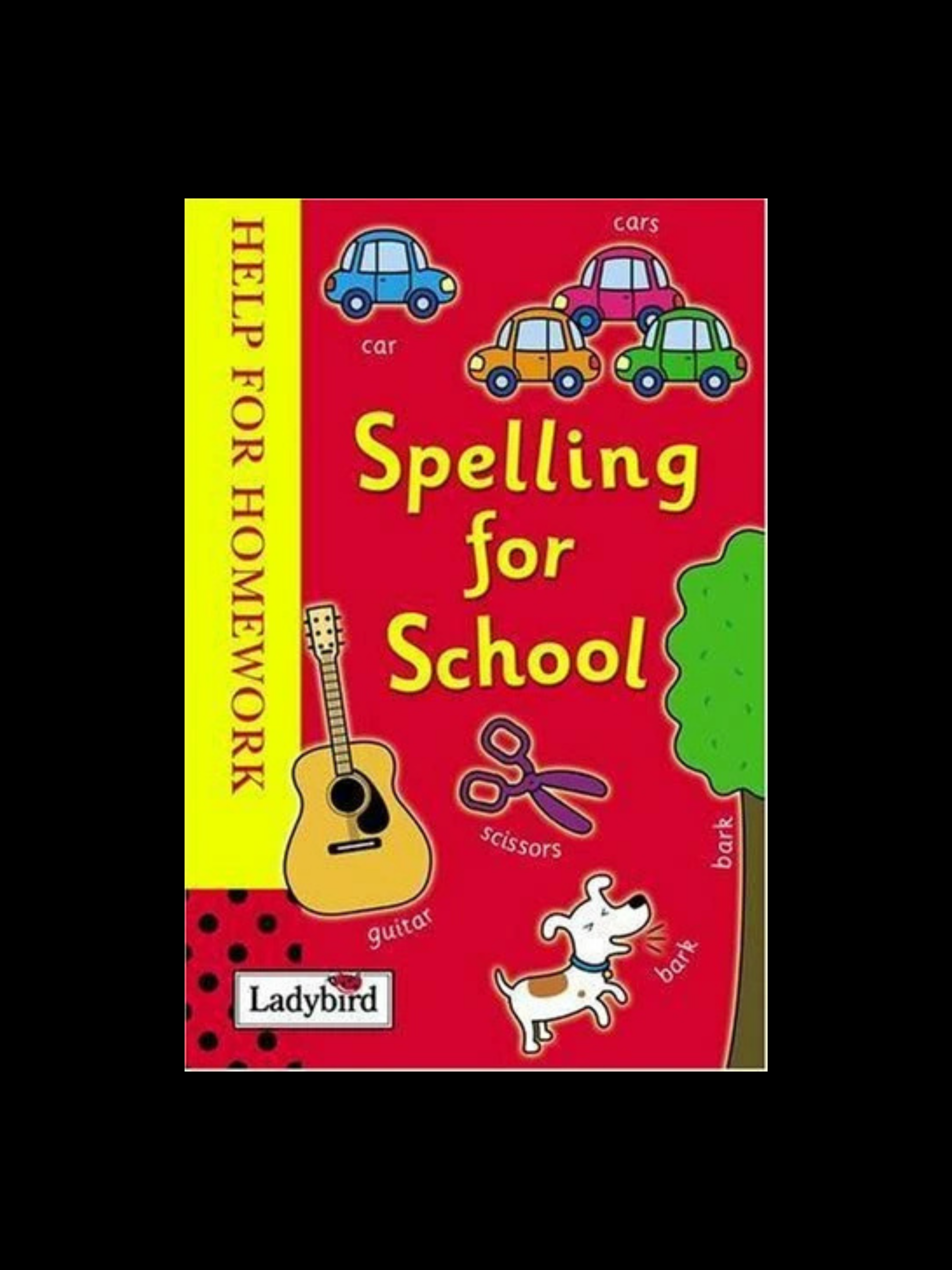 Spelling For School workbook cover for kids and teenagers