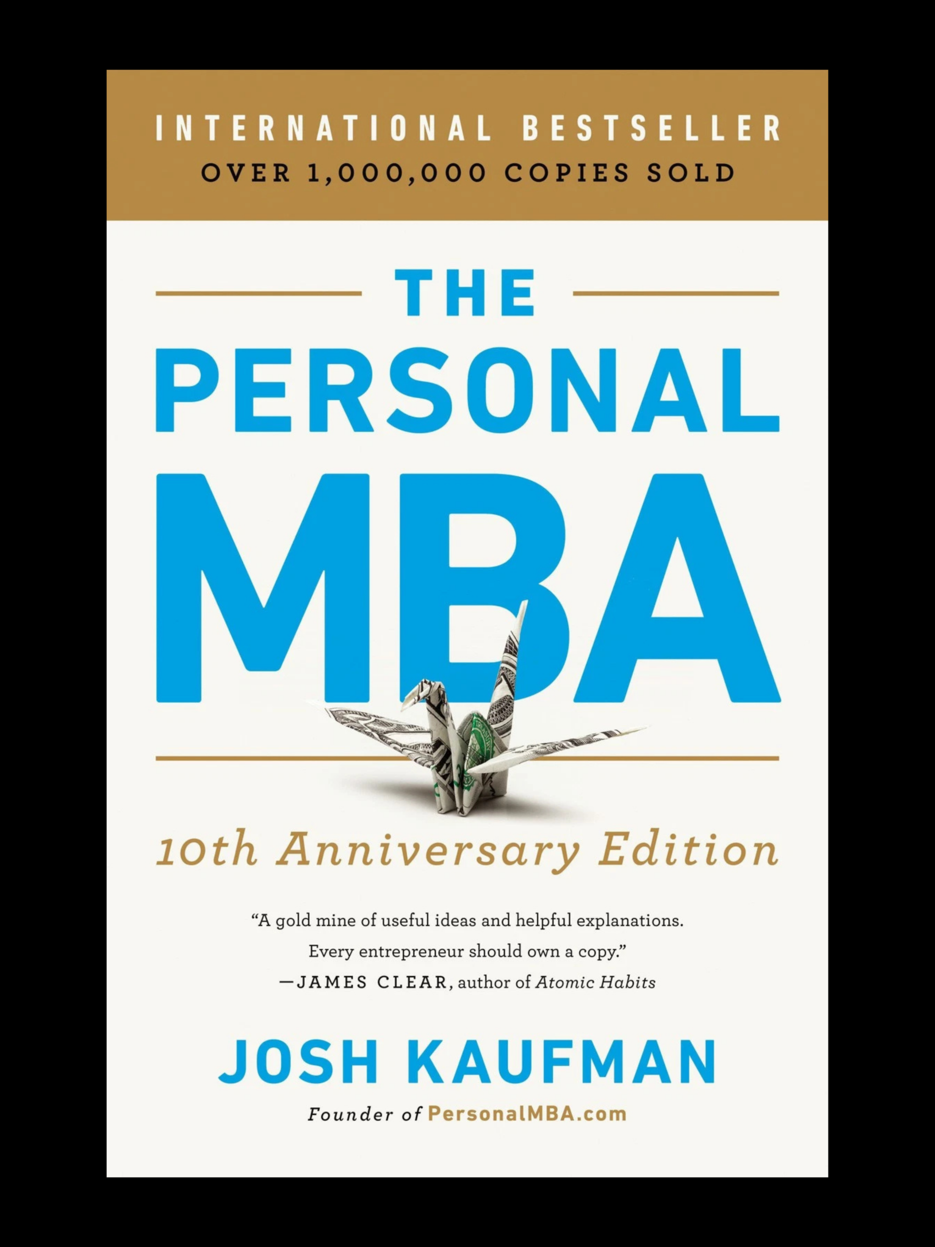The Personal MBA book cover by Josh Kaufman