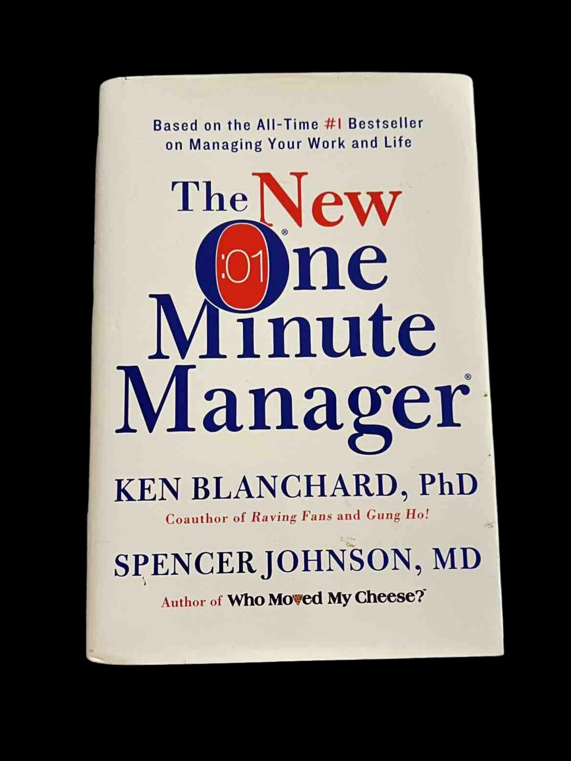 The New One Minute Manager book cover by Ken Blanchard and Spencer Johnson