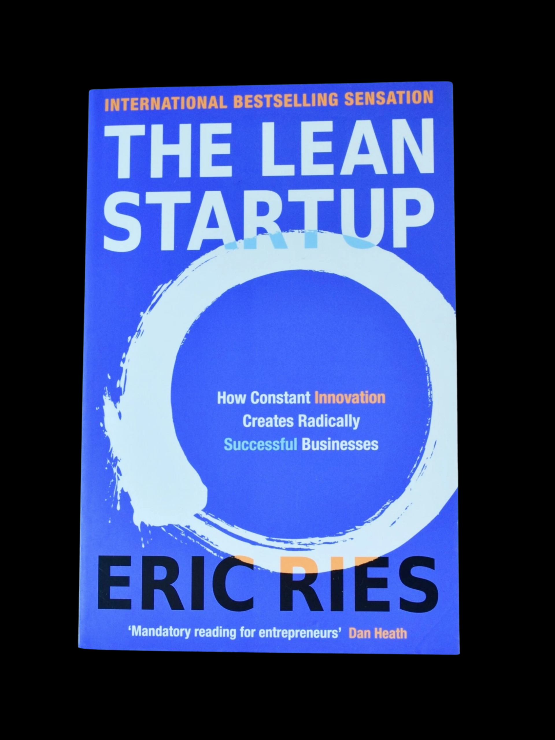 The Lean Startup book cover by Eric Ries