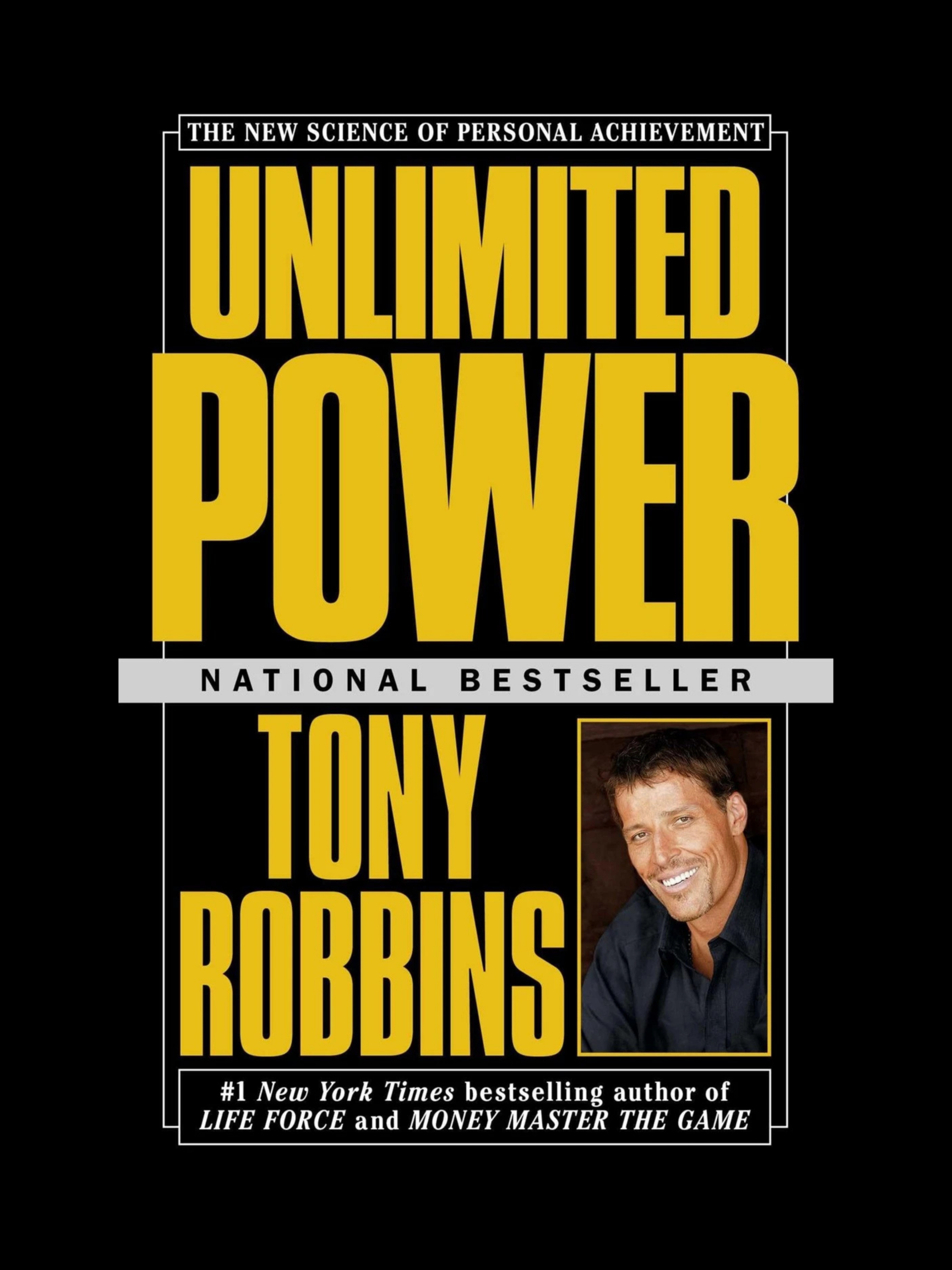 Unlimited Power book cover by Tony Robbins