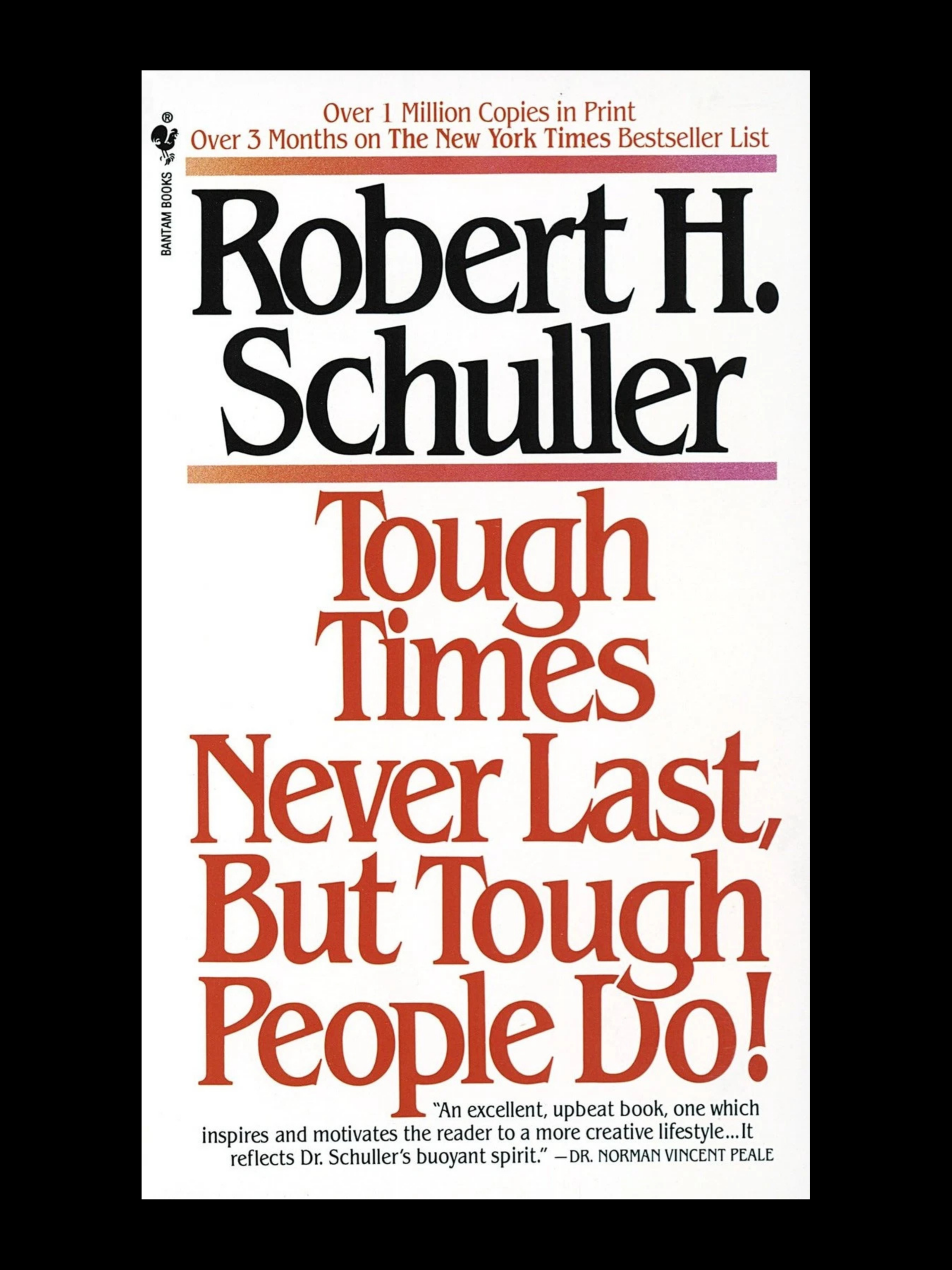 Tough Times Never Last But Tough People Do book cover by Robert H. Schuller