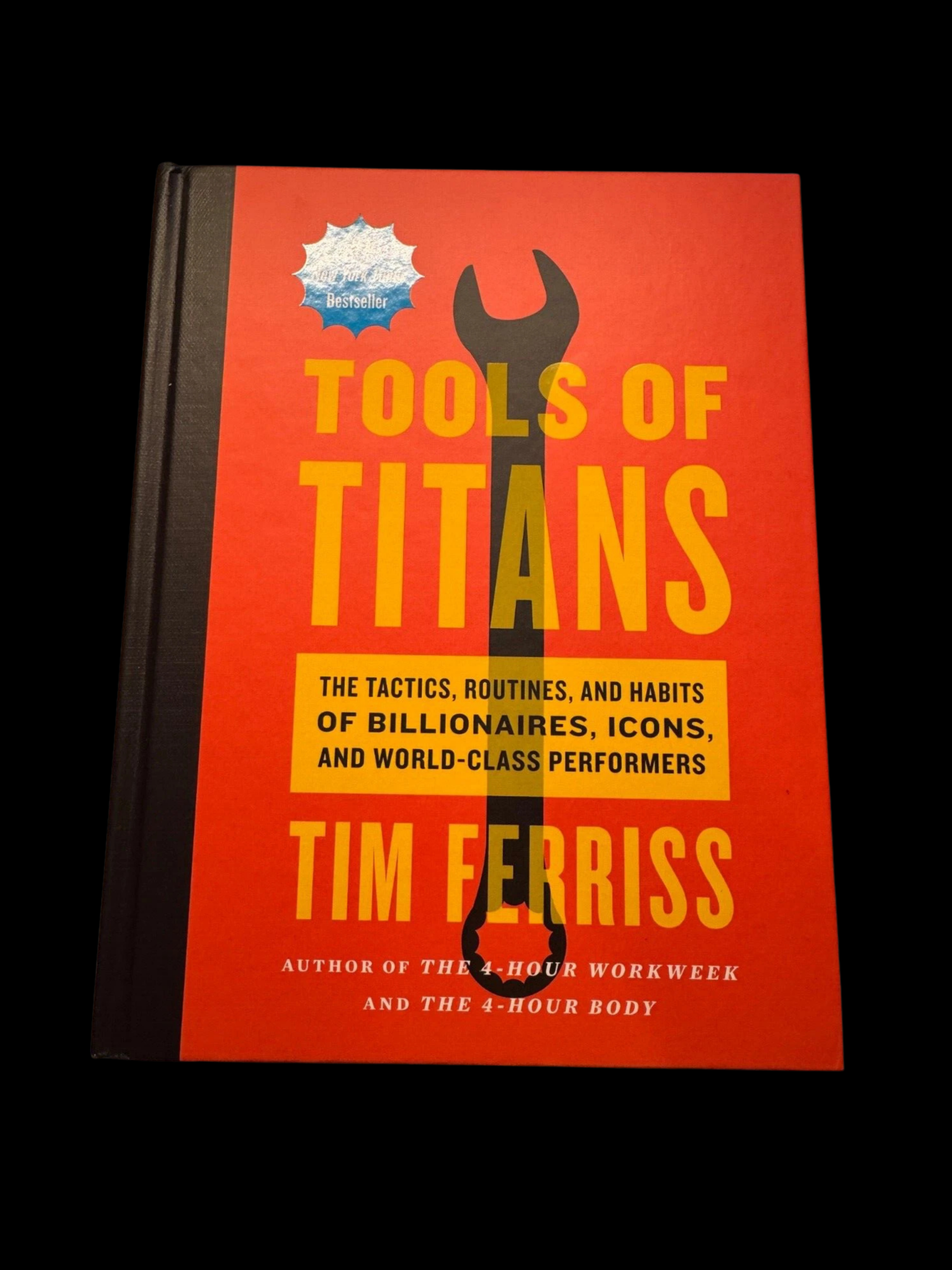 Tools of the Titans book cover by Tim Ferriss