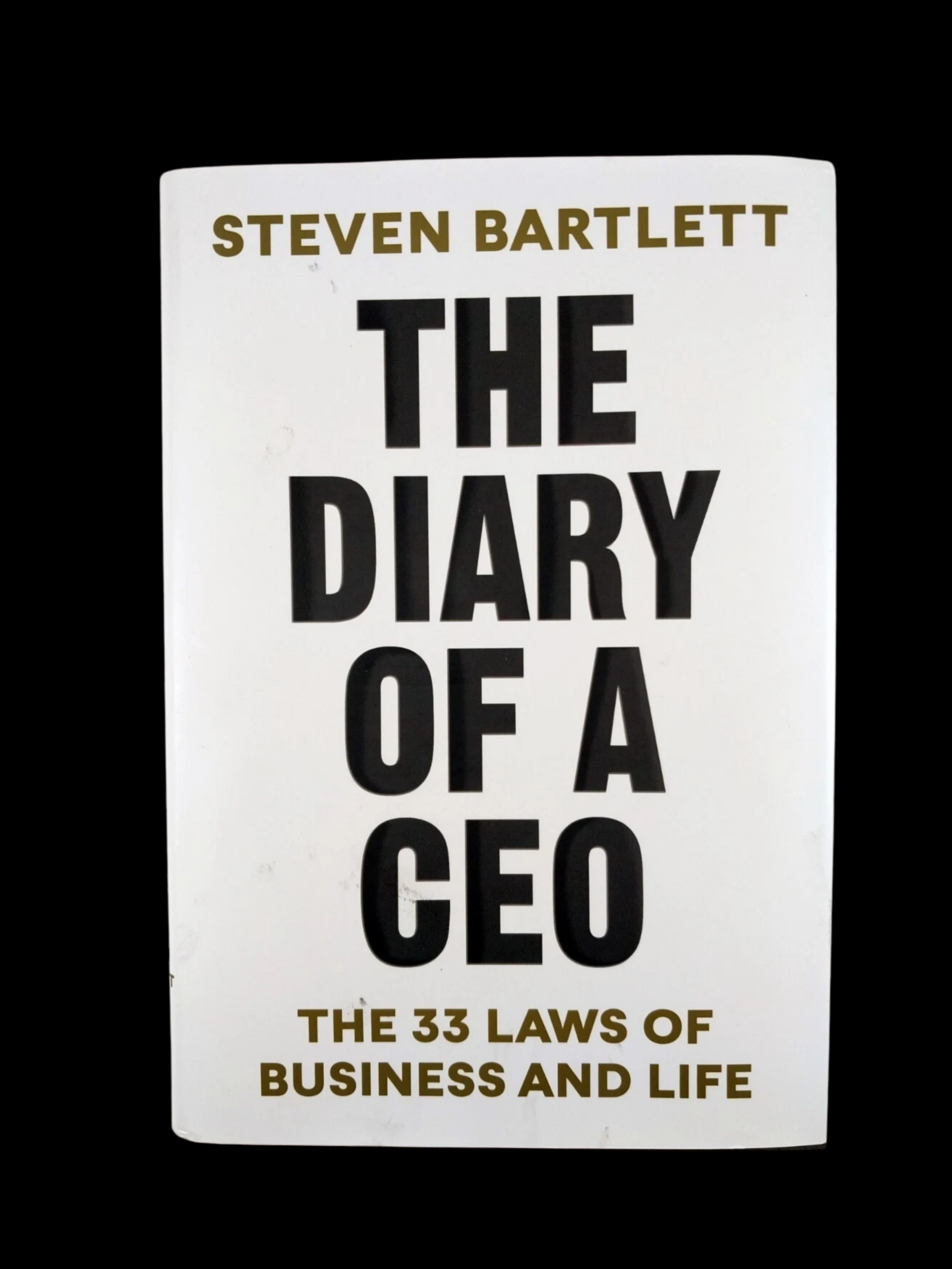 The Diary of a CEO book cover by Steven Bartlett