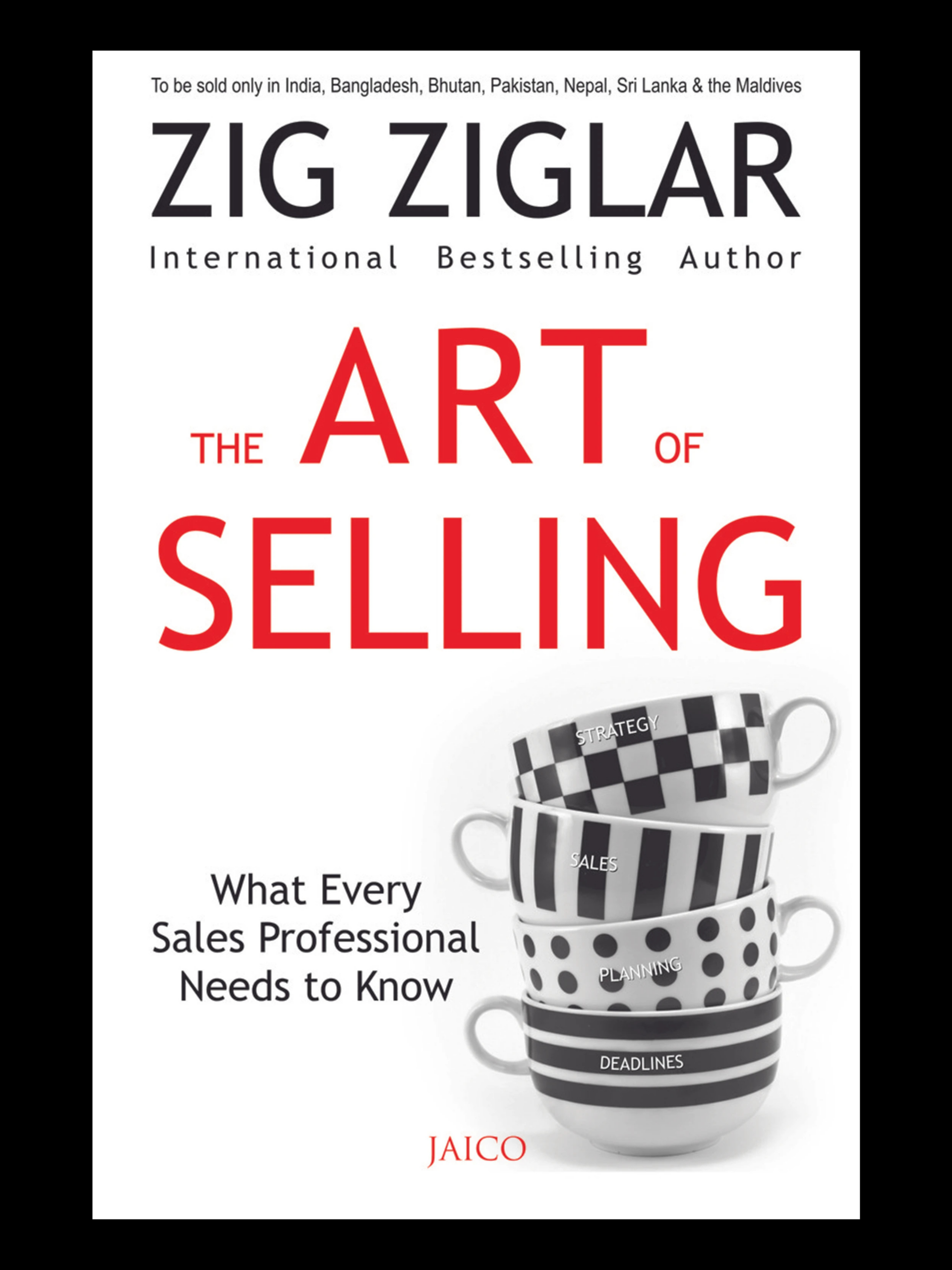 The Art Of Selling by Zig Ziglar book cover sales and marketing guide