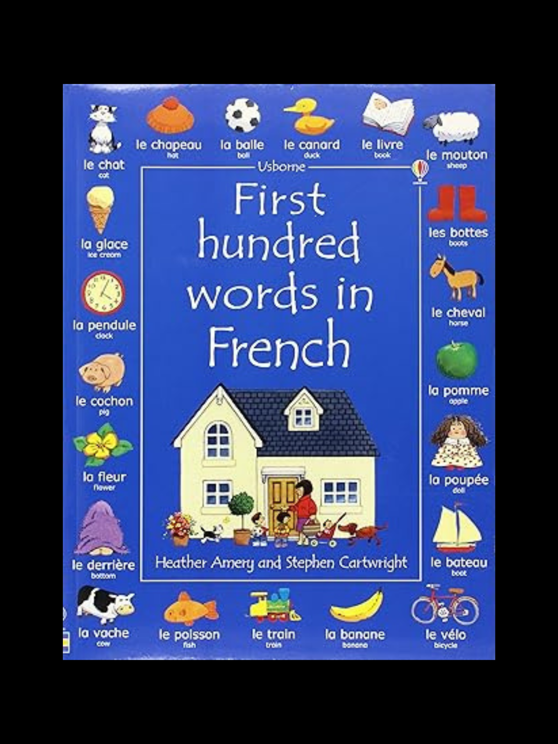 French First 100 Words book cover with colorful illustrations for children