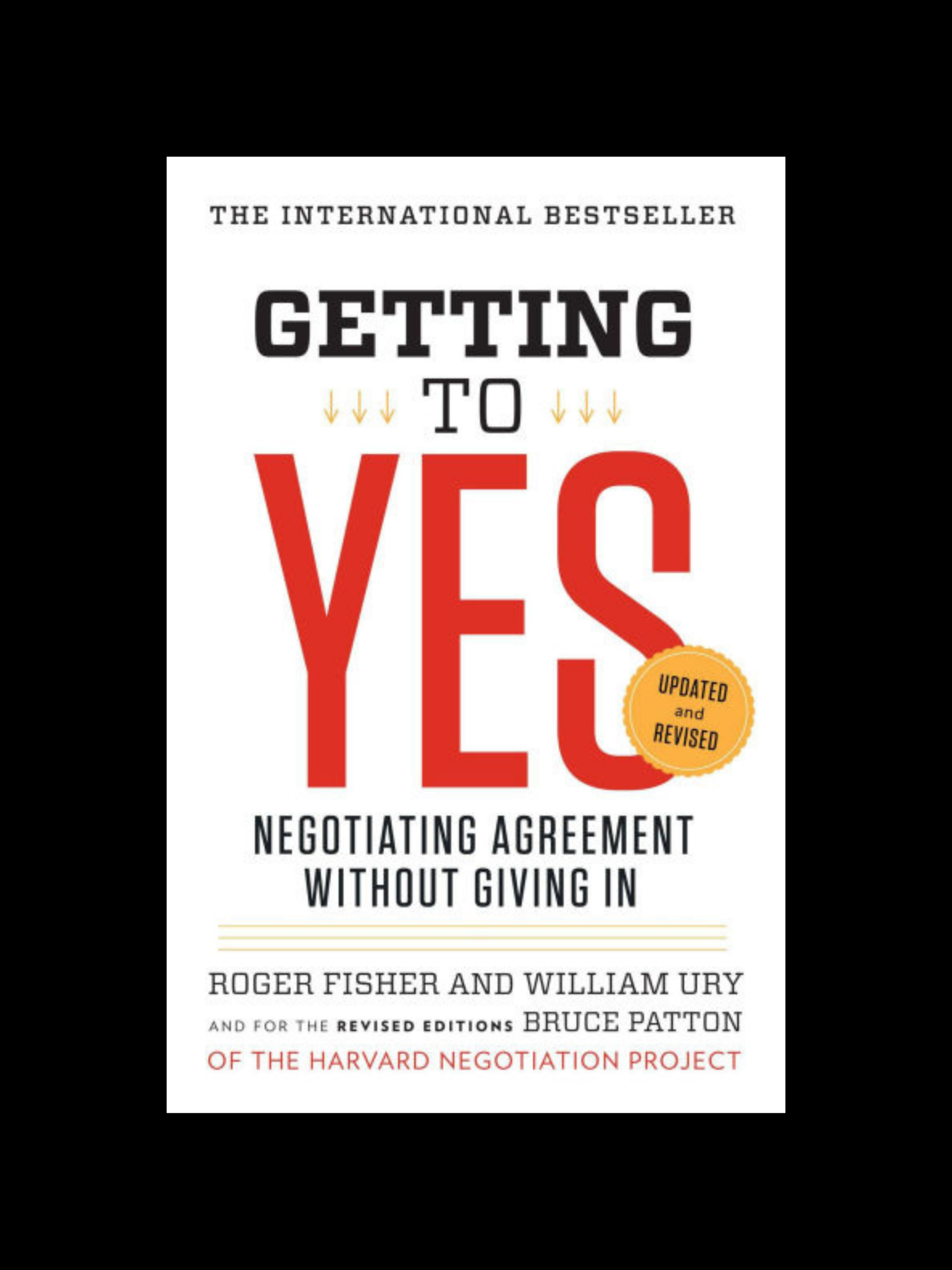 Getting to Yes by Roger Fisher & William Ury book cover – negotiation and conflict resolution guide