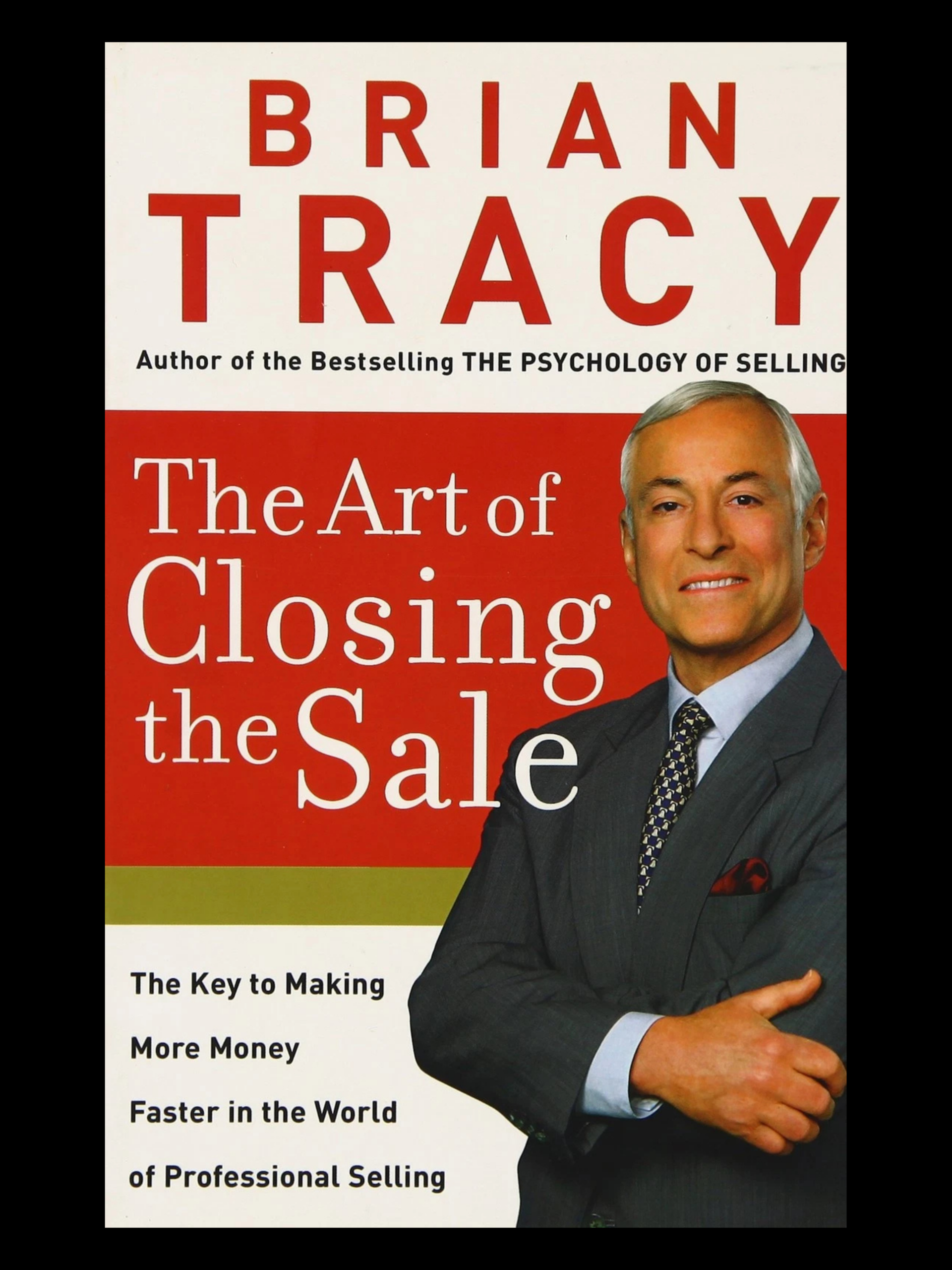 The Art Of Closing The Sale by Brian Tracy sales and closing techniques book cover