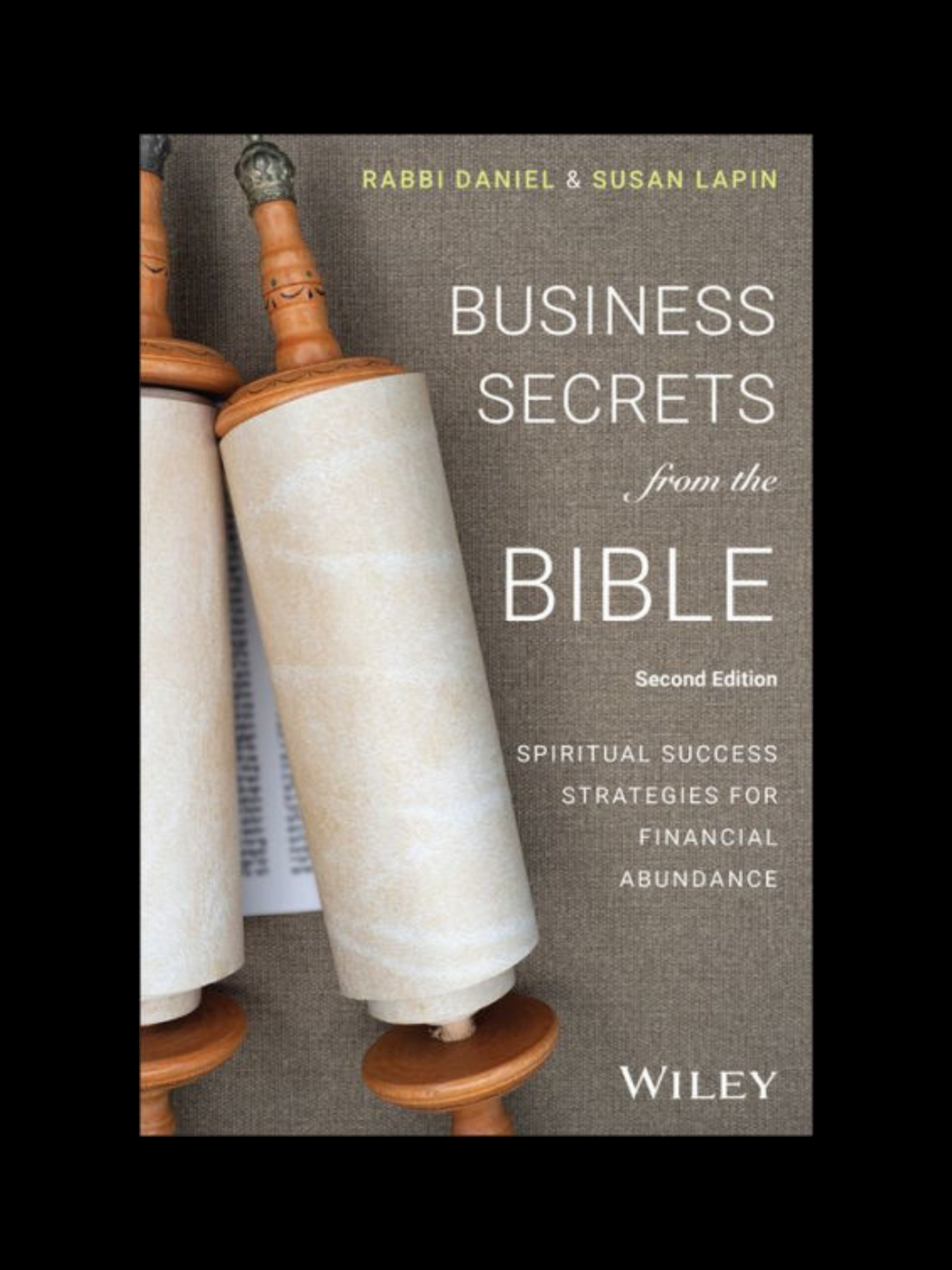 Business Secrets from the Bible book cover by Rabbi Daniel Lapin & Susan Lapin