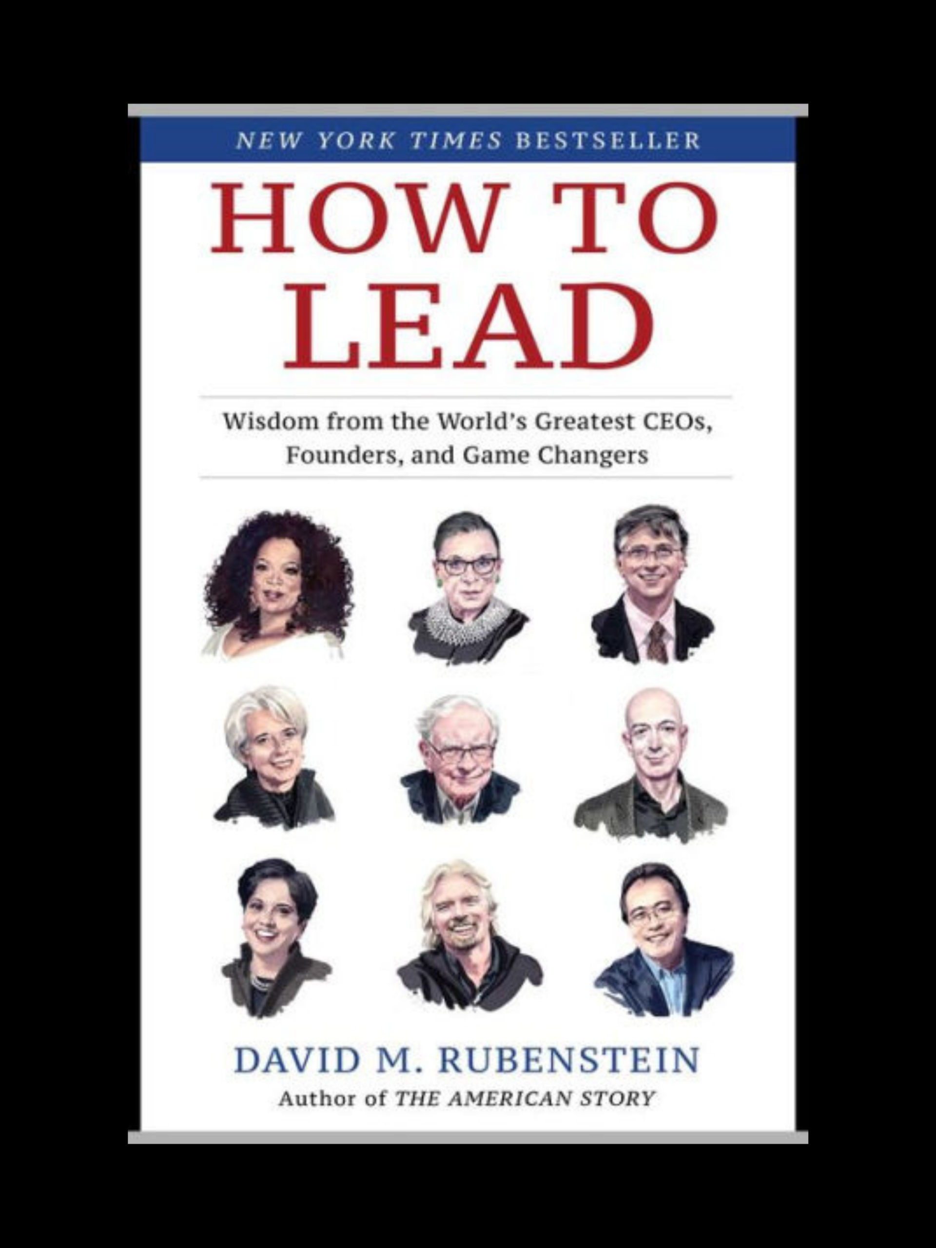 How To Lead book cover by David M. Rubenstein leadership guide