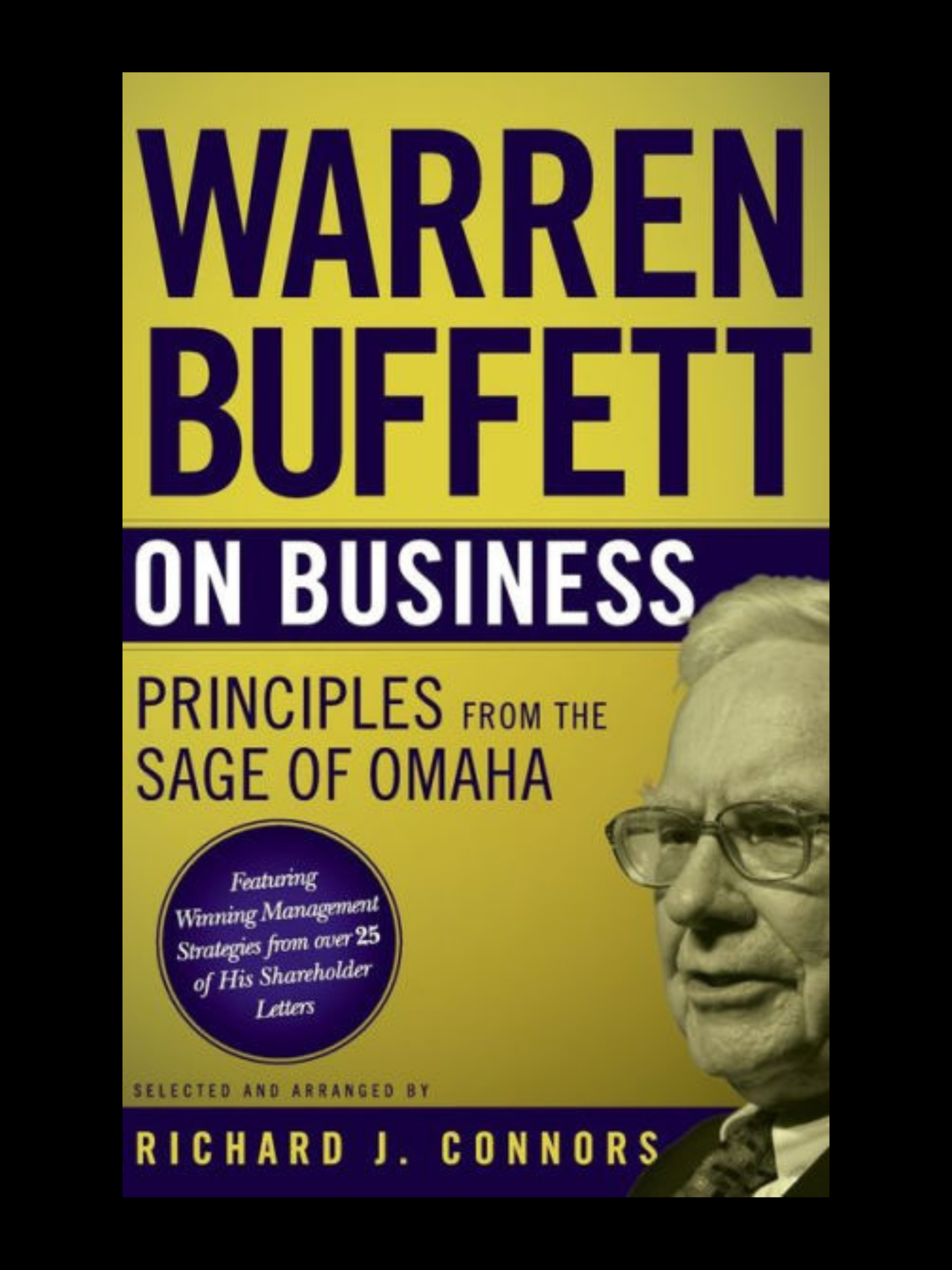 Warren Buffett on Business book cover by Warren Buffett & Richard J. Connors