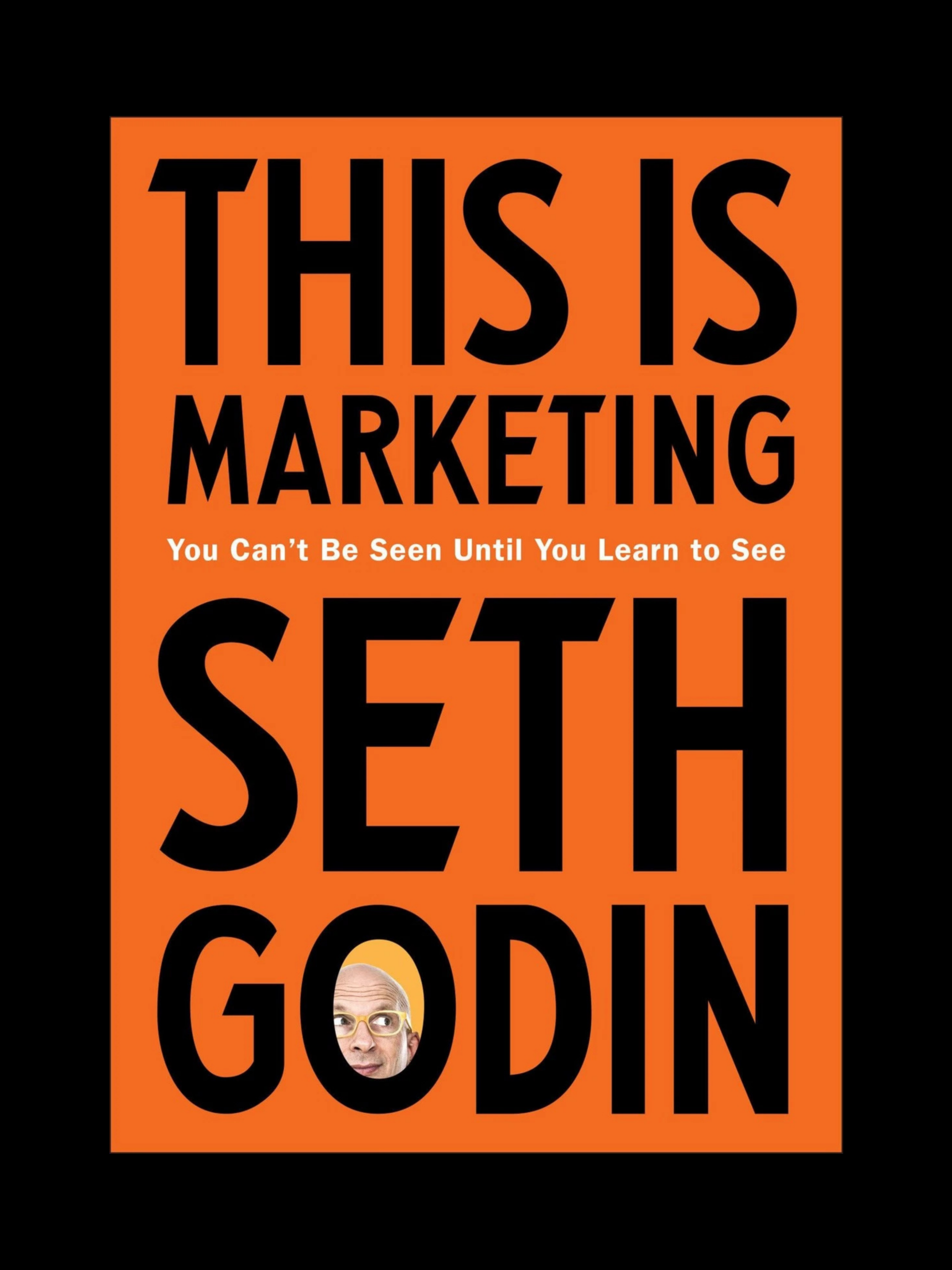 This Is Marketing book cover by Seth Godin modern marketing guide