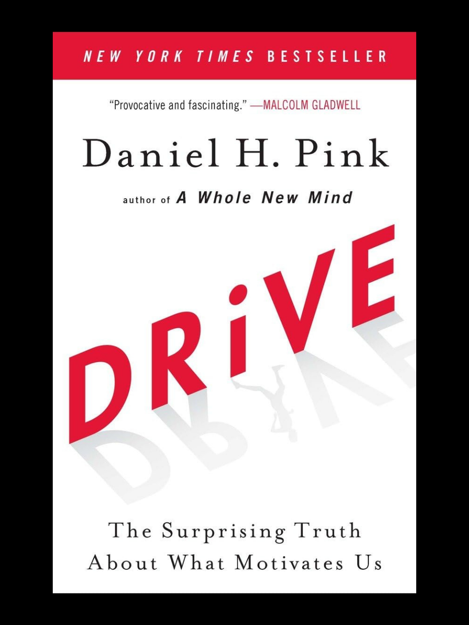 Drive by Daniel H. Pink book cover front view
