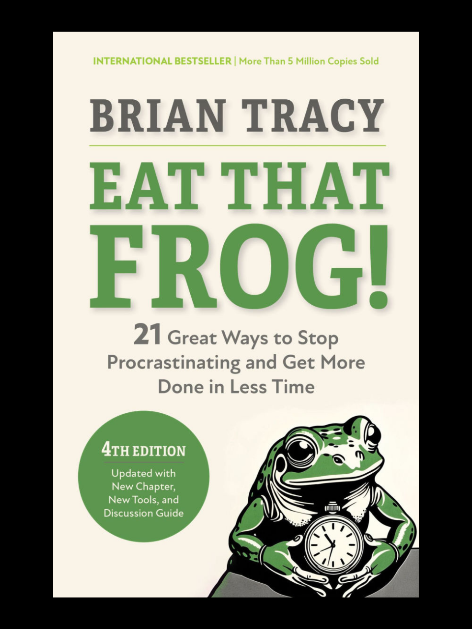 Eat That Frog! by Brian Tracy book cover front view