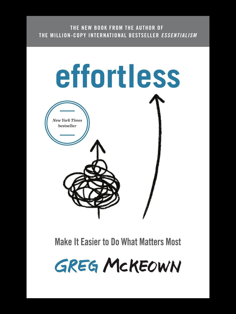 Effortless by Greg McKeown book cover front view