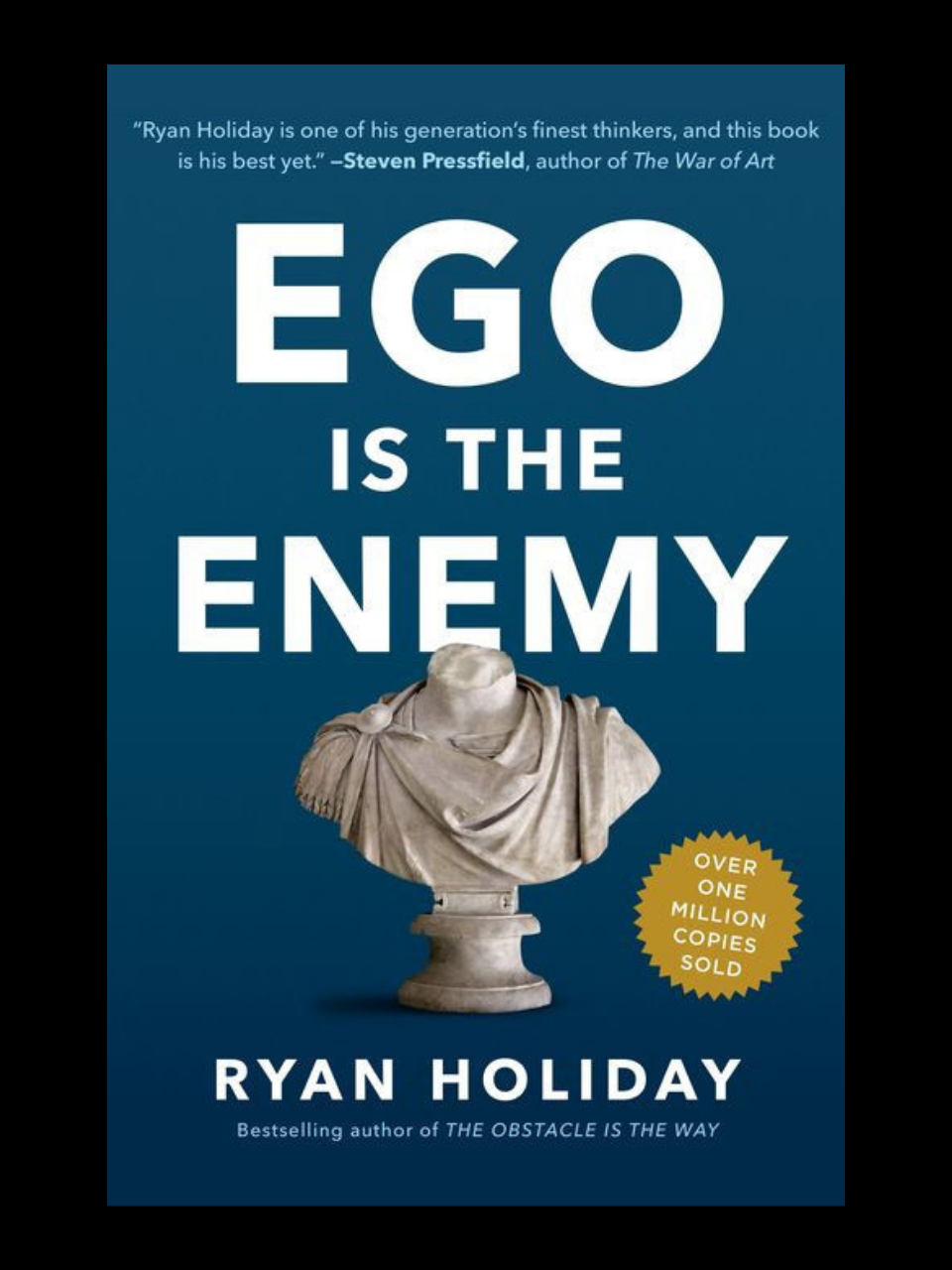 Ego Is the Enemy by Ryan Holiday book cover front view