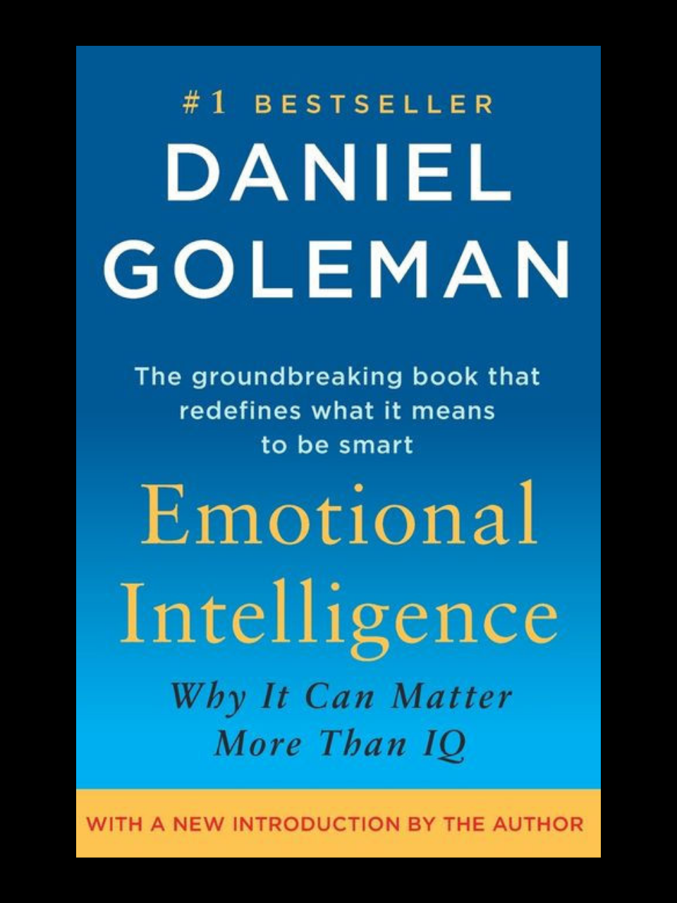 Emotional Intelligence by Daniel Goleman book cover front view