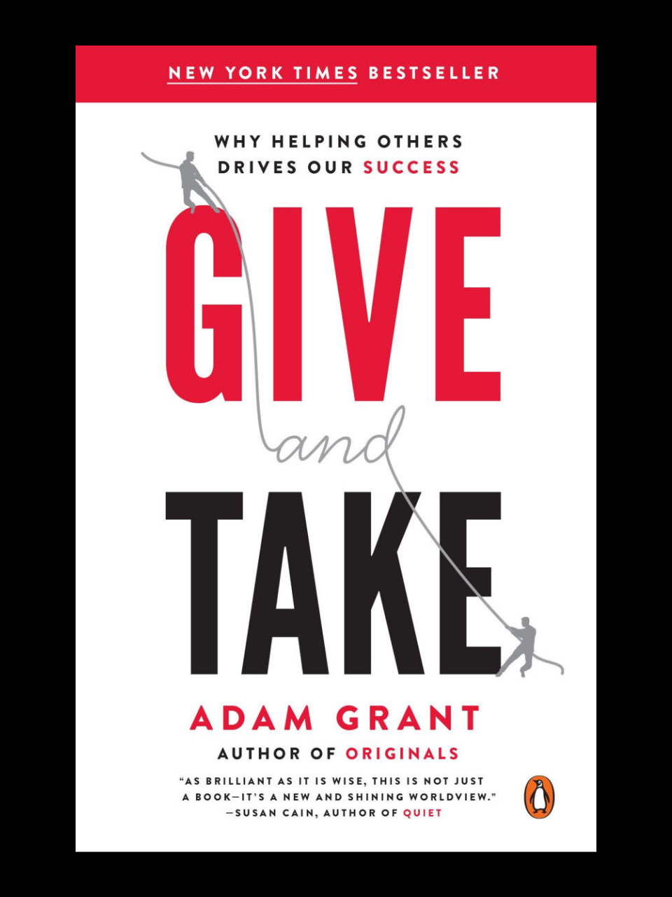 Give and Take by Adam Grant book cover front view