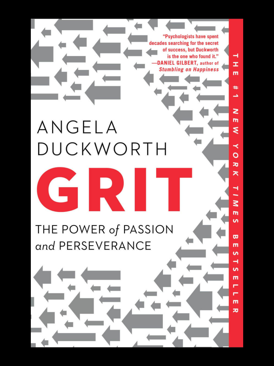 Grit by Angela Duckworth book cover front view