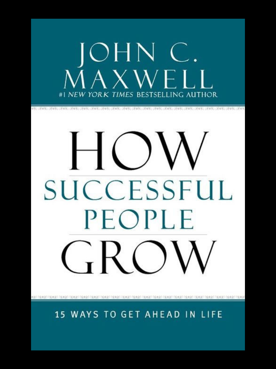 How Successful People Grow by John C. Maxwell book cover front view