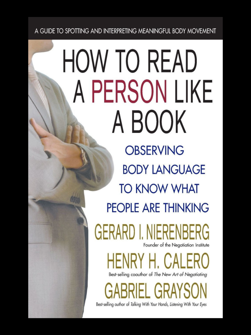 How to Read People Like A Book book cover by Nierenberg Calero Grayson