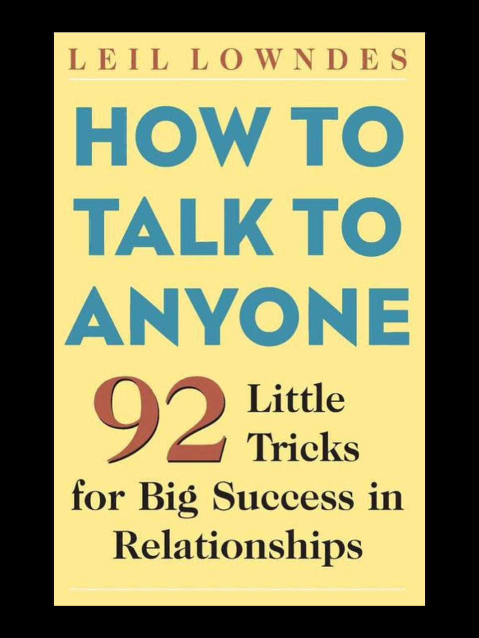 Leil Lowndes communication skills and networking book Cameroon