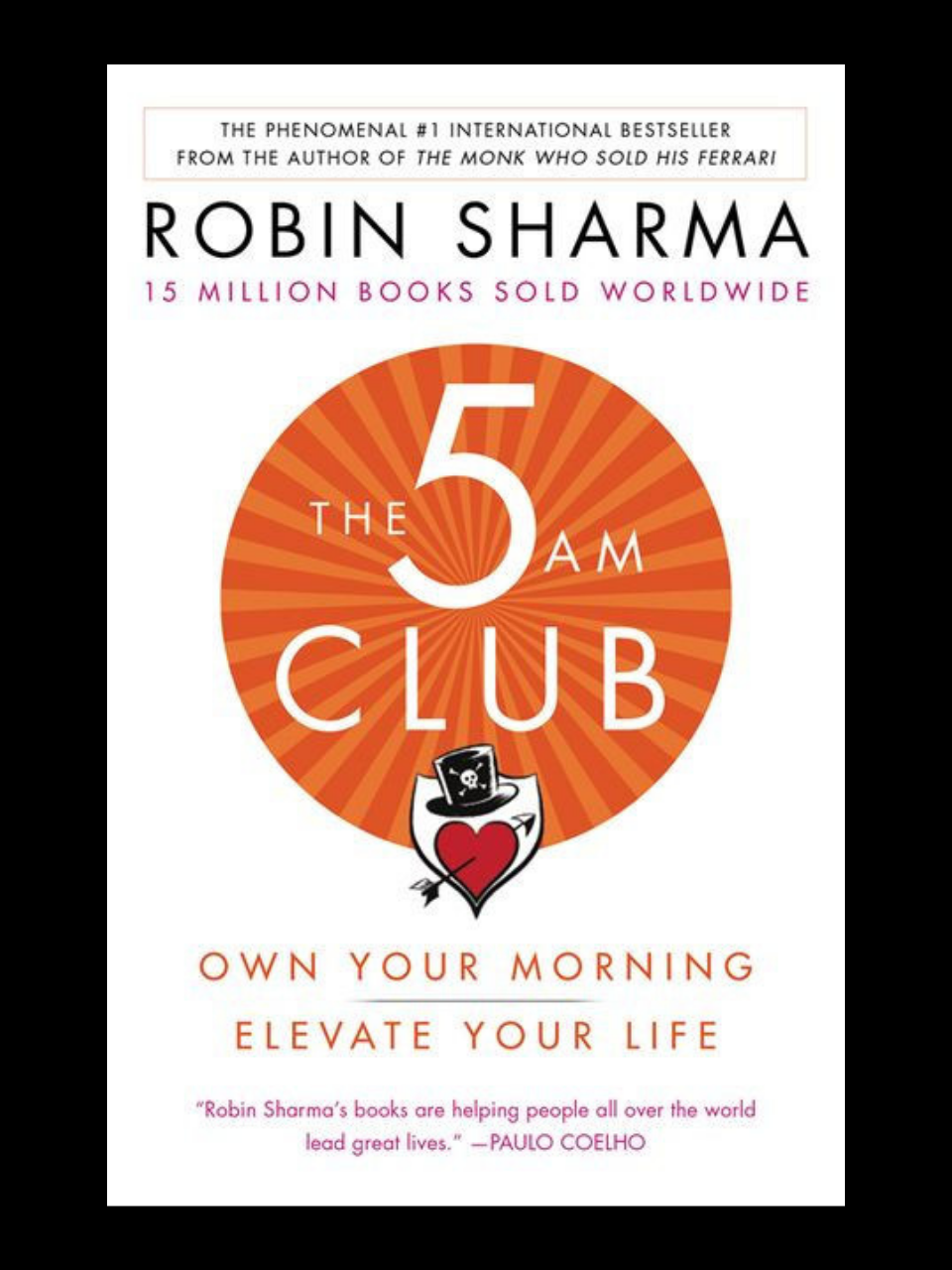The 5AM Club book by Robin Sharma - own your morning with the formula for productivity and personal growth