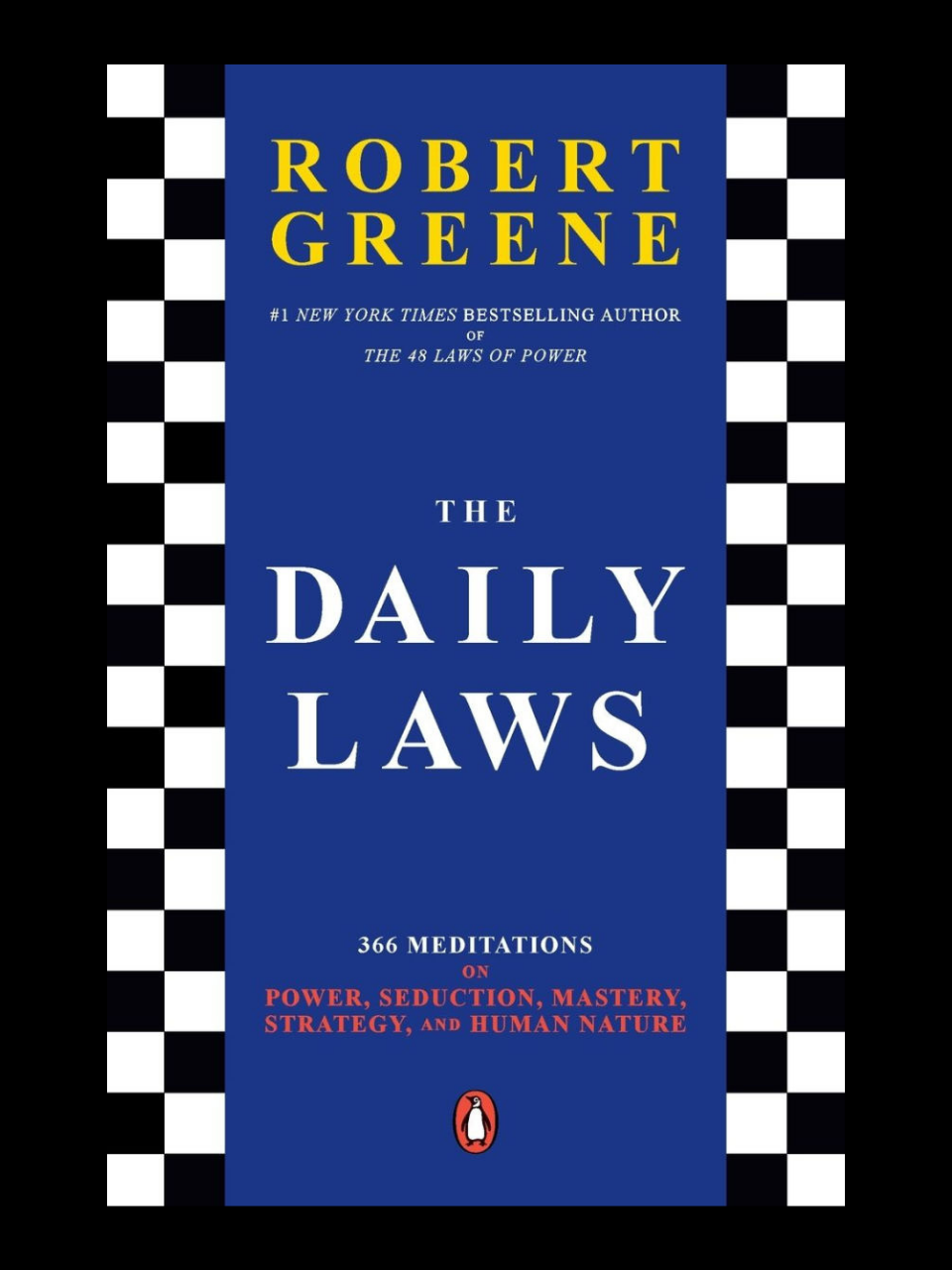 The Daily Laws book by Robert Greene - 366 meditations on power, mastery, strategy and human nature for daily transformation