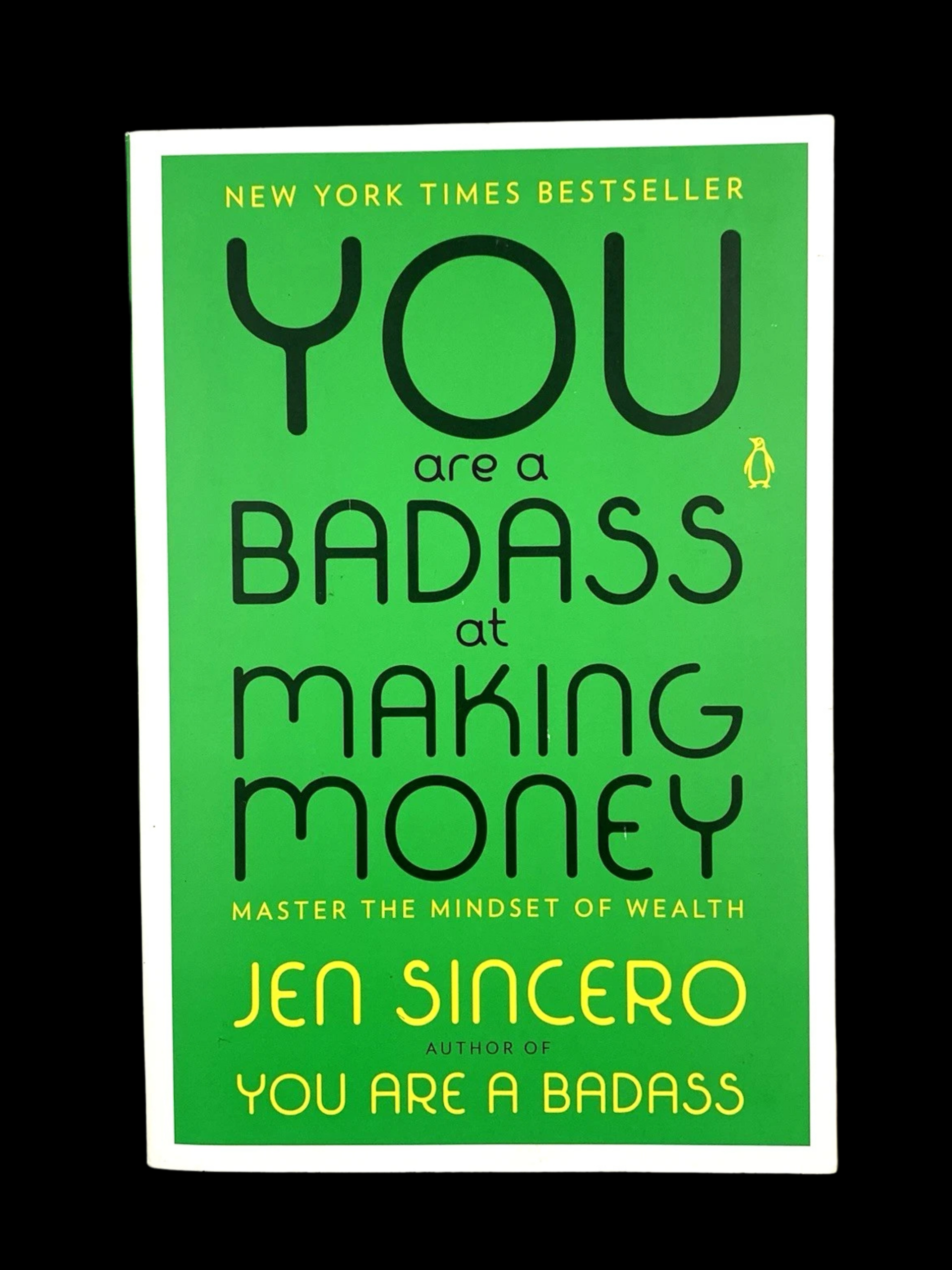 You Are a Badass at Making Money book cover by Jen Sincero financial guide