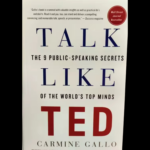 Talk Like TED book cover by Carmine Gallo leadership and public speaking guide